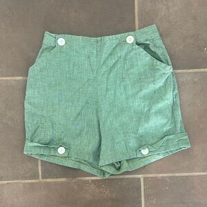 Green Women's Shorts